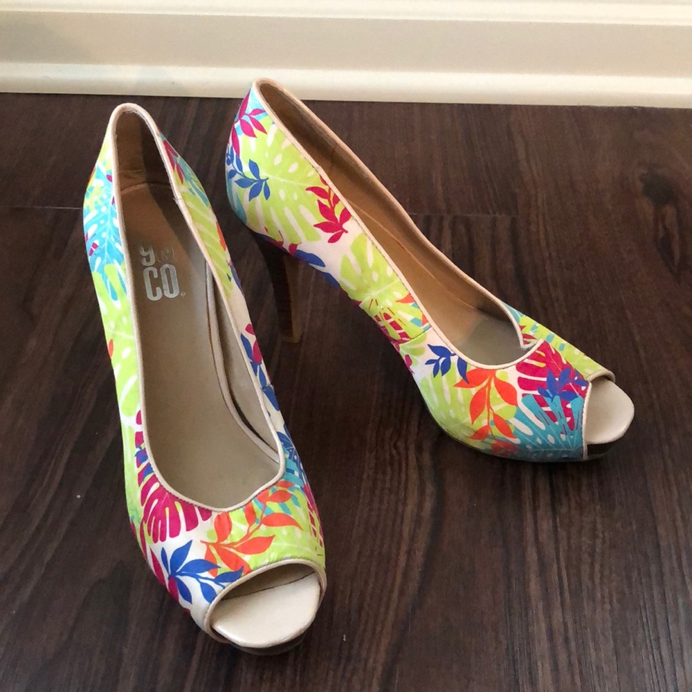 Floral high heals